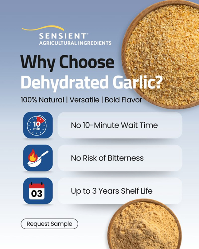 why choose dehydrated garlic natural